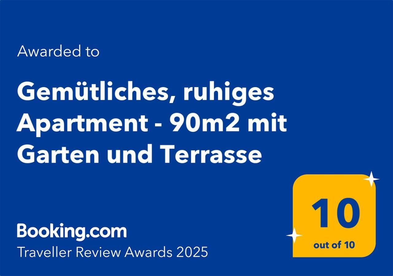 Gemuetliches, Ruhiges Apartment - 90M2 Mit Garten Und Terrasse Vídeň Exteriér fotografie